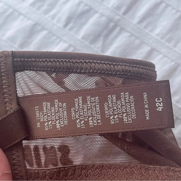 SKIMS after hours underwire Logo bras 42 C Jasper BR-UWR-1309 NWT - Picture 5 of 7